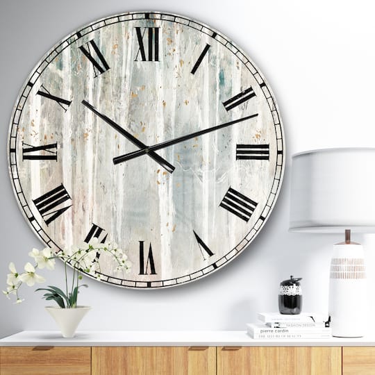 Designart 'A Woodland Walk Into The Forest Iii Traditional Wall Clock